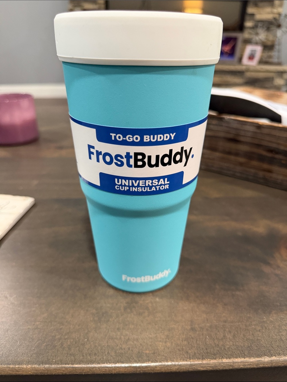 FrostBuddy To-Go Universal Cup Insulator in Aqua